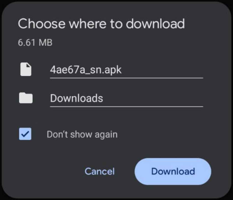 Download File Location