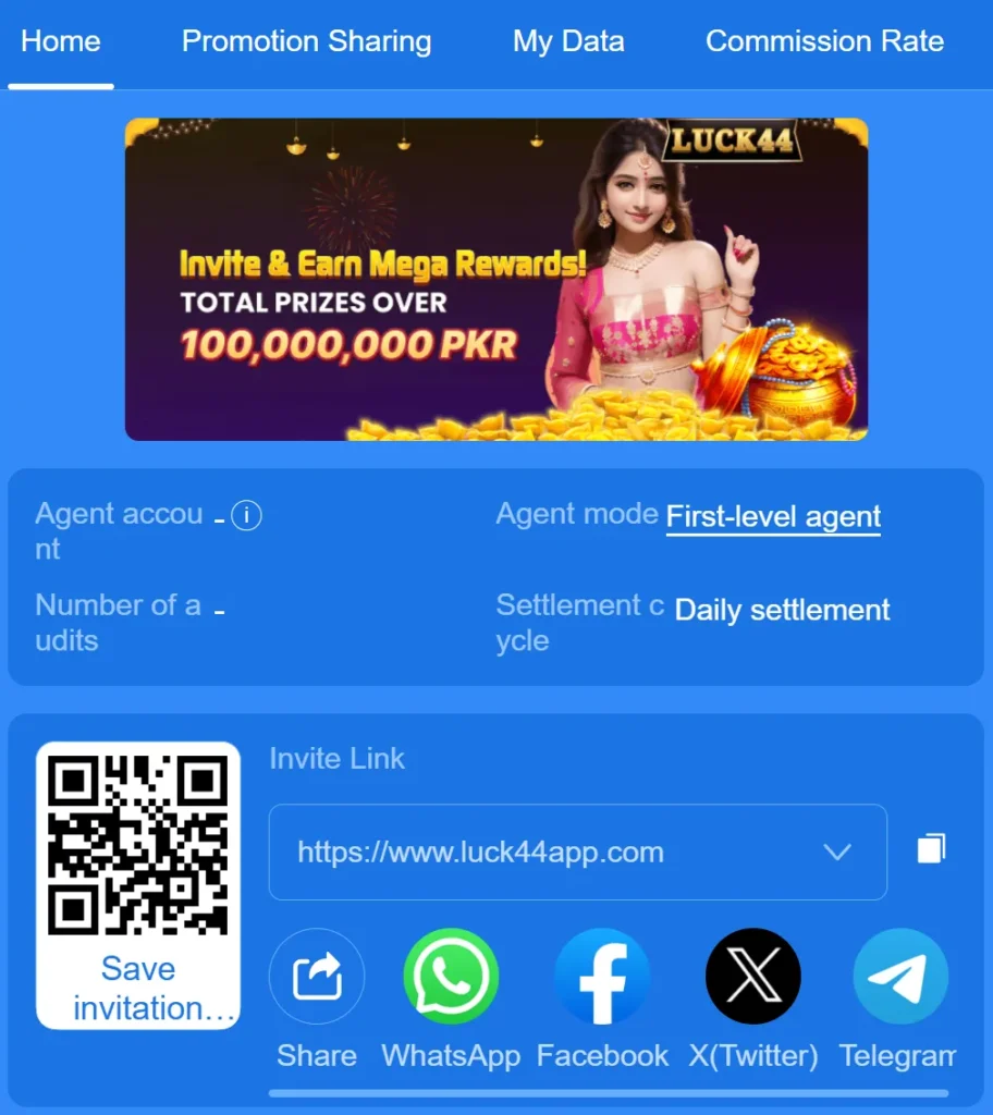 Luck 44 Game Referral Program